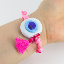 Cargar imagen en el visor de la galería, PULSERA BABY PINK OJO MAXI