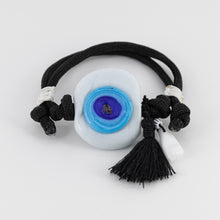 Cargar imagen en el visor de la galería, PULSERA NEGRA OJO MAXI