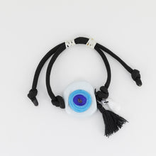 Cargar imagen en el visor de la galería, PULSERA NEGRA OJO MAXI